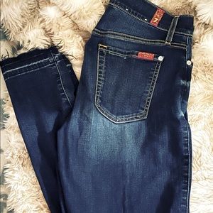 7 for all mankind Skinny ankle jeans.